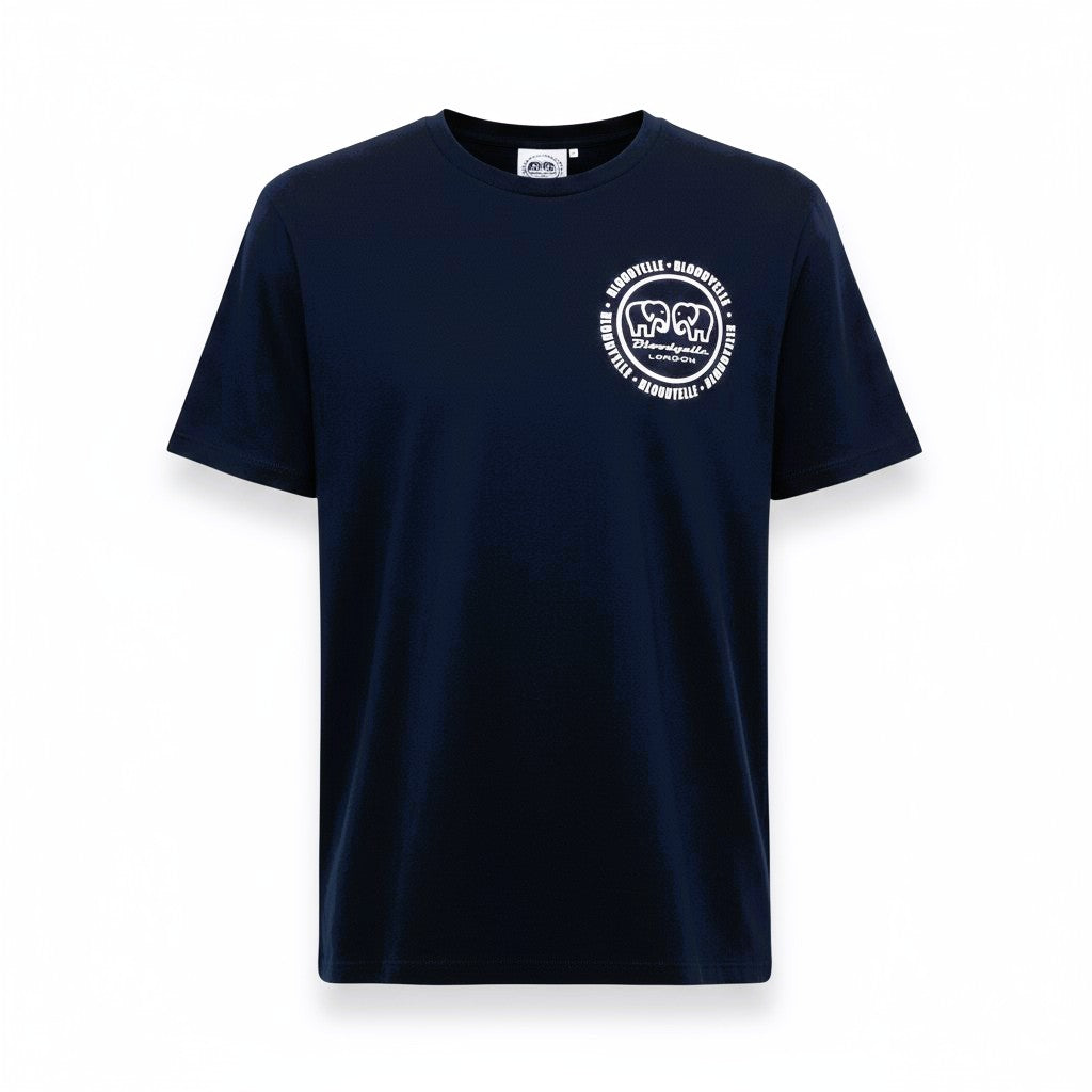 Mini Infinity Logo Navy with Silver T-Shirt