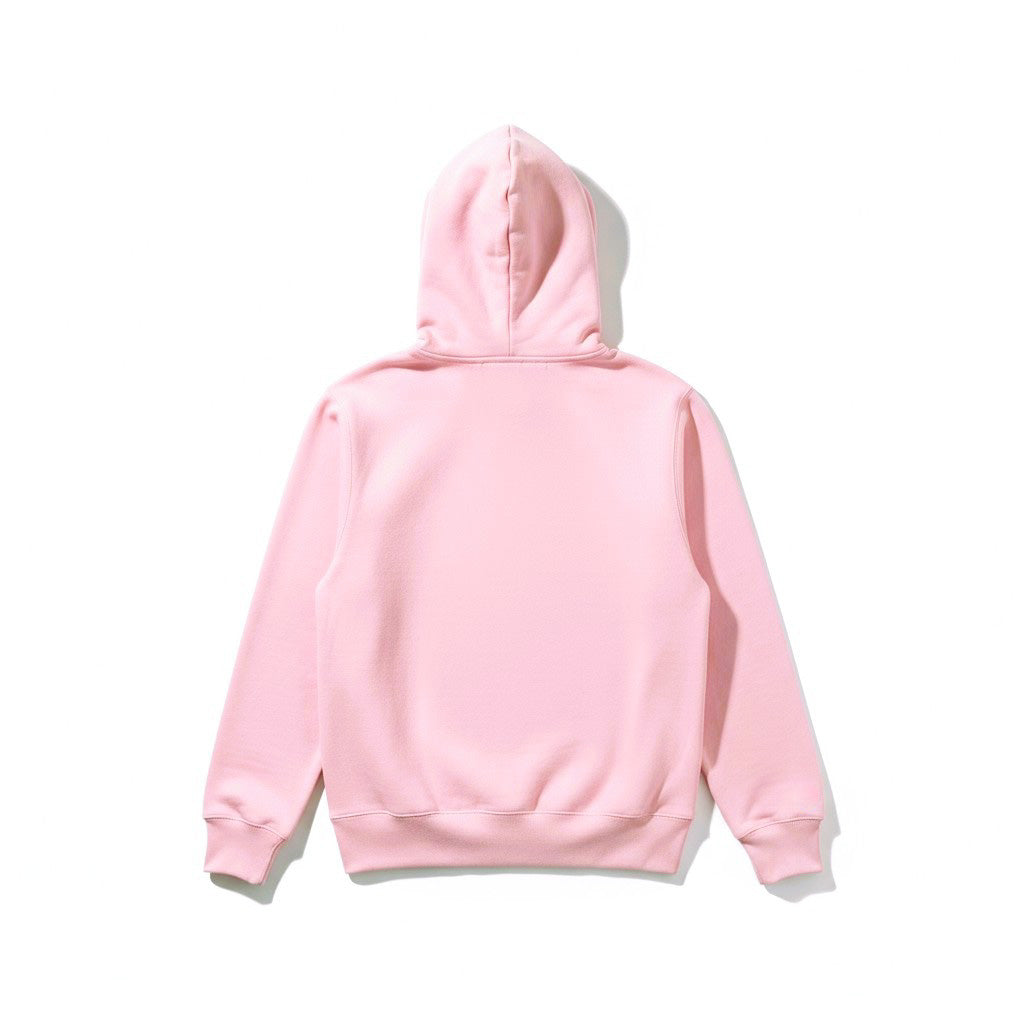 Bloodyelle Signature Brand Hoodie Pink with White Logo
