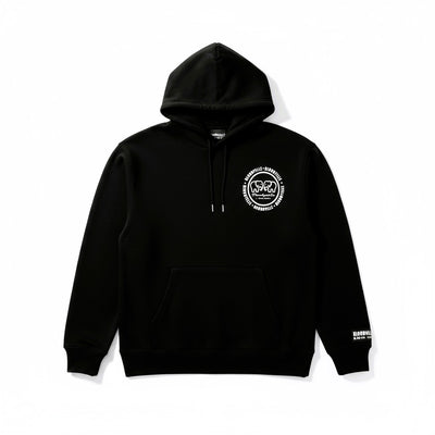 Hoodie Black w/ White Logo