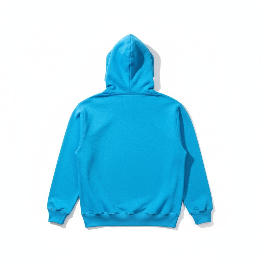 Bloodyelle Signature Brand Hoodie Aqua Blue with White Logo