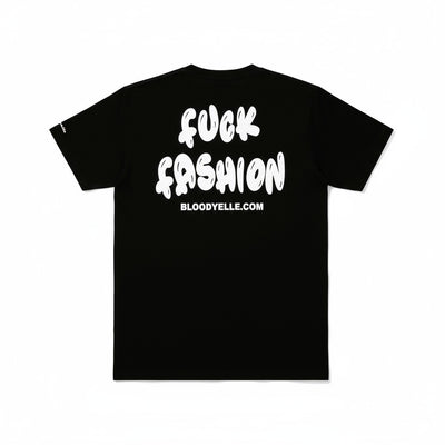 F**K Fashion Black and pale Gold T-Shirt
