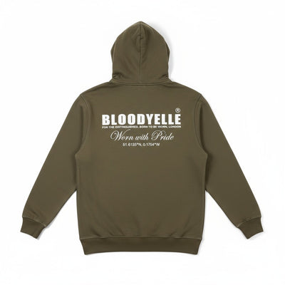 Hoodie Mocha w/ White Logo
