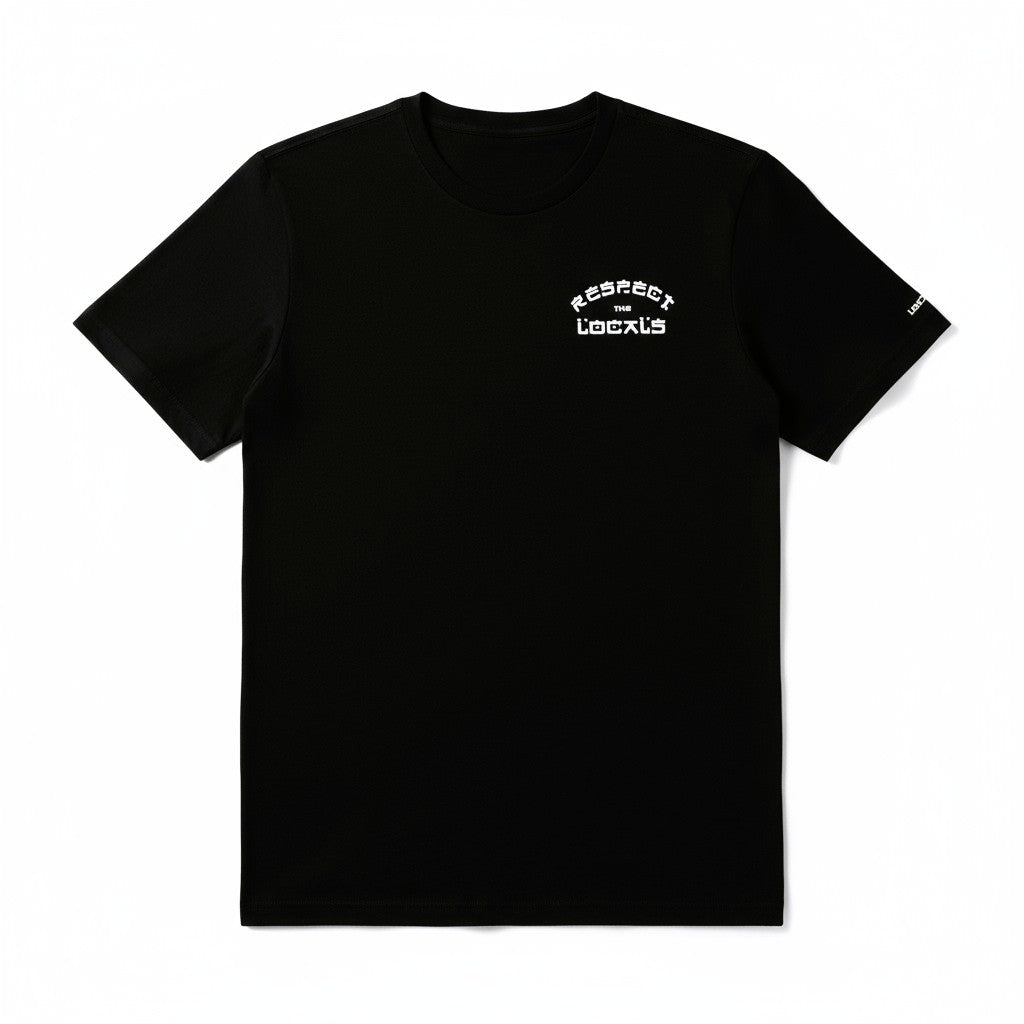 Black Respect The Locals T-Shirt