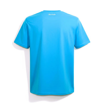 Aqua Blue Greek Signature T-Shirt