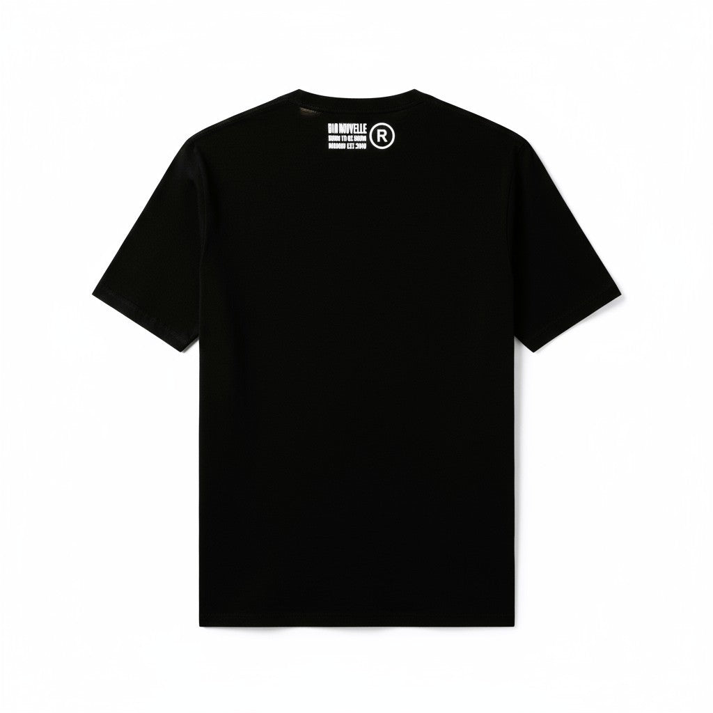 Greek Legends 2 Black T-Shirt White Reflective Logo