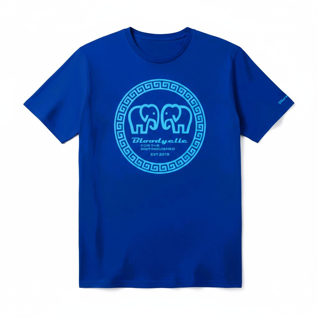 Greek Legends Royal Blue with Neon Blue Flock T-Shirt