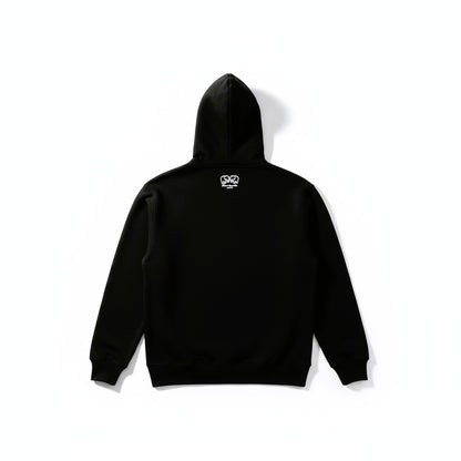 Bloodyelle Signature Brand Hoodie Black with White Logo