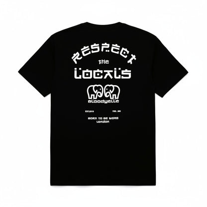 Black Respect The Locals T-Shirt