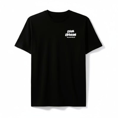 F**K Fashion Black and pale Gold T-Shirt