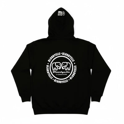 Hoodie Black w/ White Logo