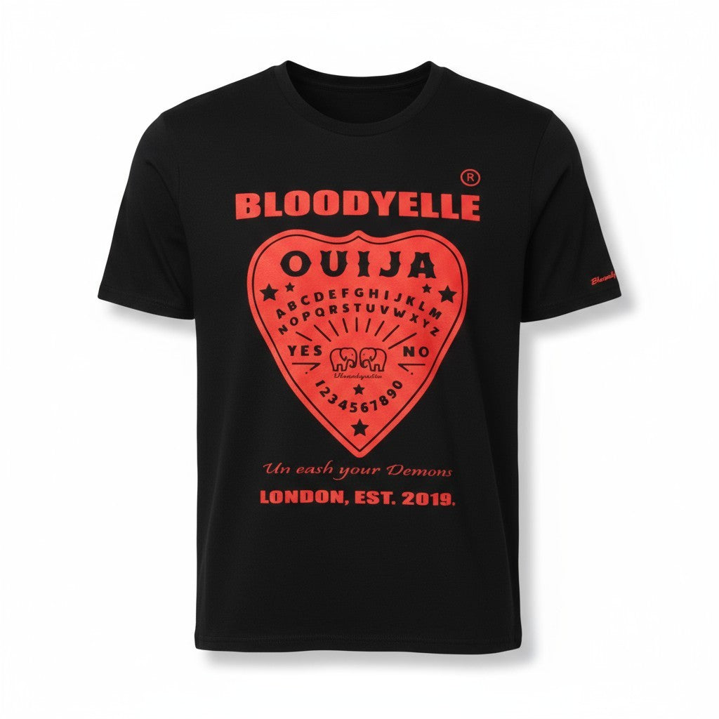 T-Shirt OUIJA Black w/ Red Design