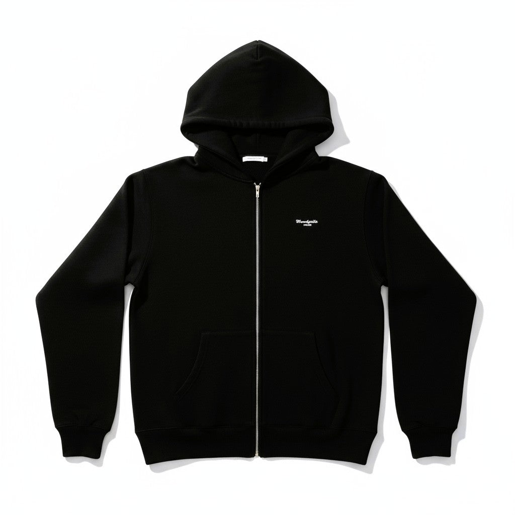 Limited Edition Double Zip Black  Bloodyelle Hoodie