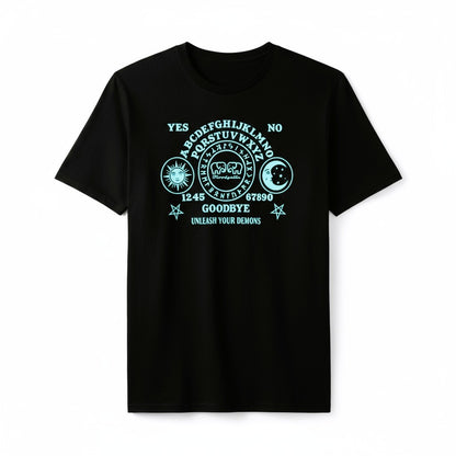 Limited Edition Black and Tiffany Blue Ouija T-shirt
