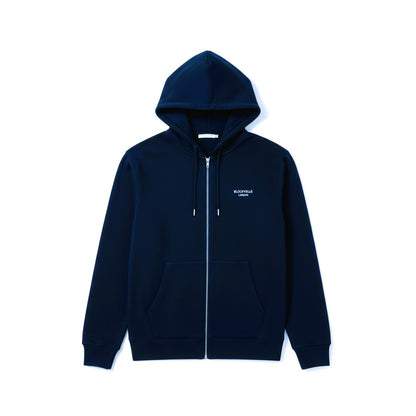 Hoodie Navy Blue w/ White Logo