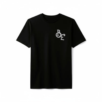 Bloodyelle BE Black with Pale Gold Logo T-Shirt