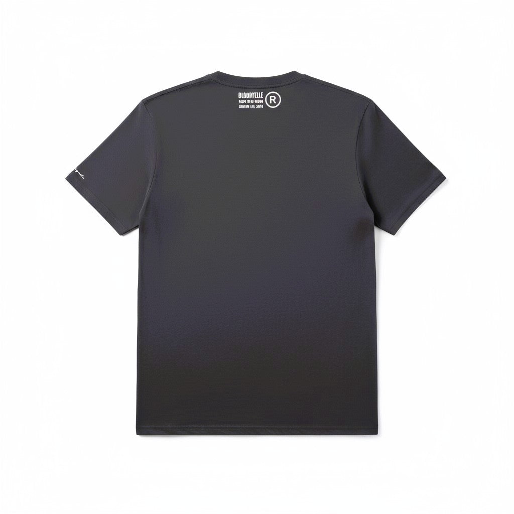 Starbright Grey Black and Pale Gold Metallic T-Shirt