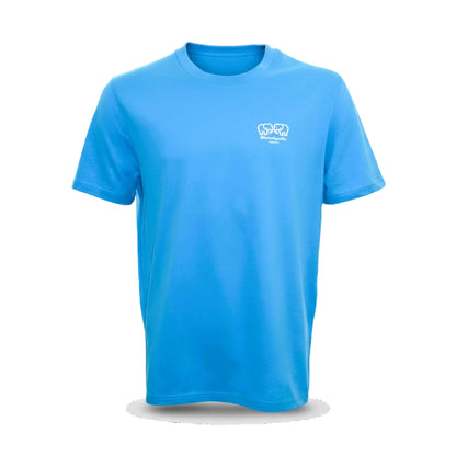 Aqua Blue Bloodyelle Mini Raised Rubberised  Logo T-Shirt