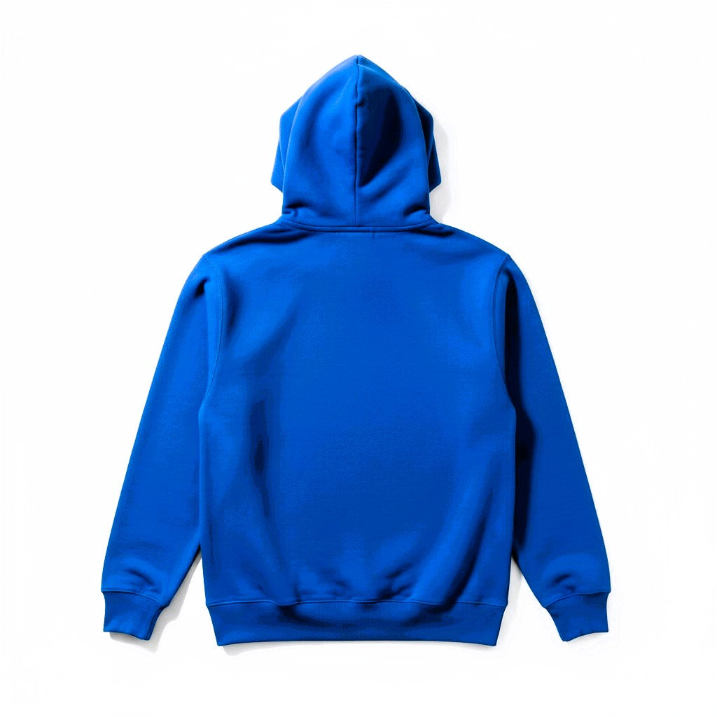 Bloodyelle Signature Brand Hoodie Royal Blue with White Logo