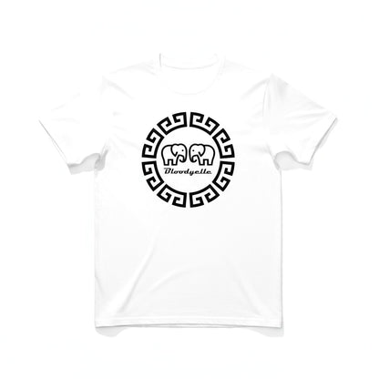 Greek Legends 2 White with Black Raised Logo T-Shirt