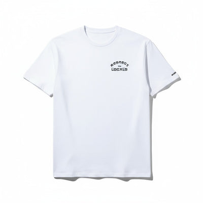 White Respect the Locals T-Shirt