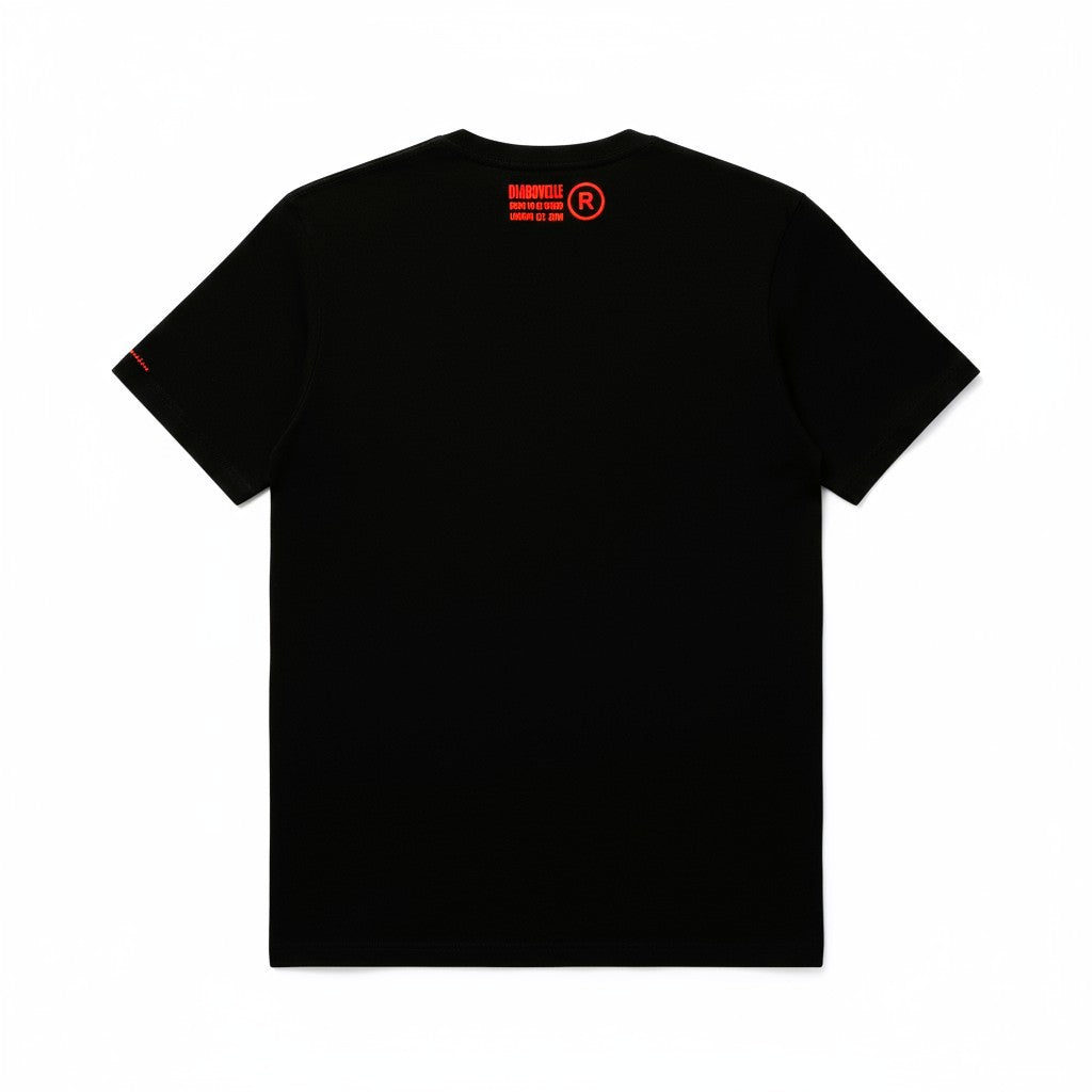 Large Logo Infinity Black with Metallic Red T-Shirt