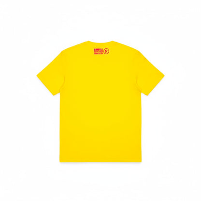 For those who know T-Shirt Yellow Black and Red Flock Pineapple