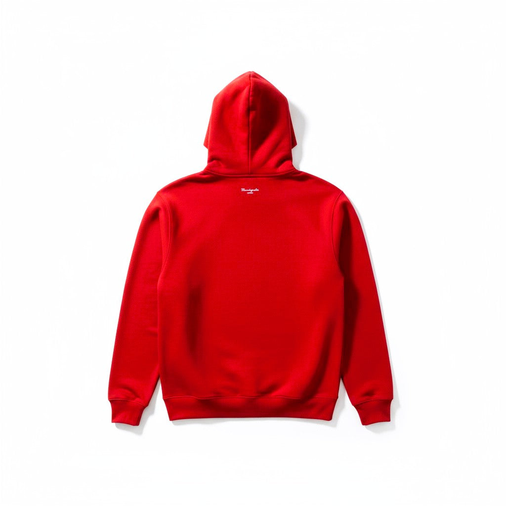 Bloodyelle Signature Brand Hoodie Red with White Logo