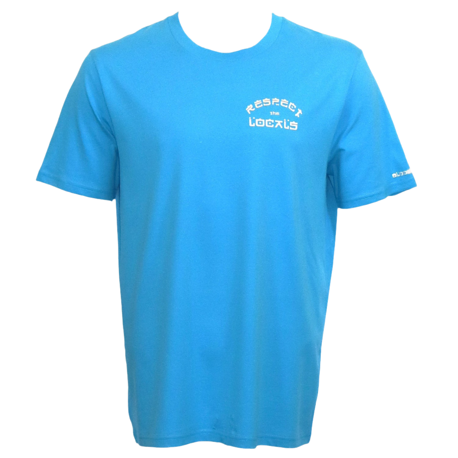 Aqua Blue Respect The Locals T-Shirt