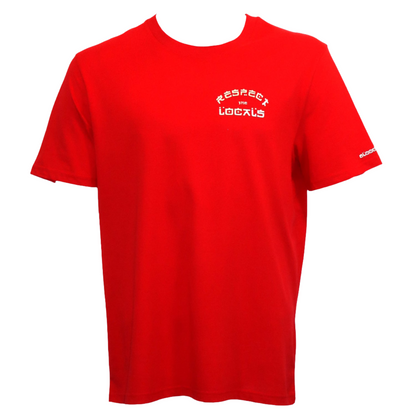 Red Respect The Locals T-Shirt