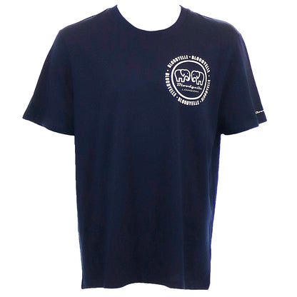 Mini Infinity Logo Navy with Silver T-Shirt