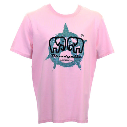 Bloodyelle Anarchy Pink and Blue Glitter T-Shirt