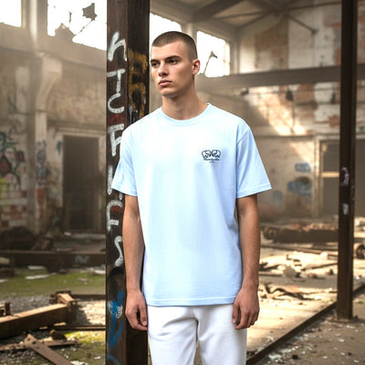 White Bloodyelle Mini Raised Rubberised  Logo T-Shirt