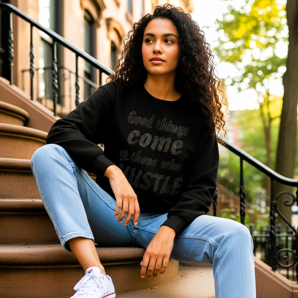Limited Edition Crystal Vintage Sweatshirt