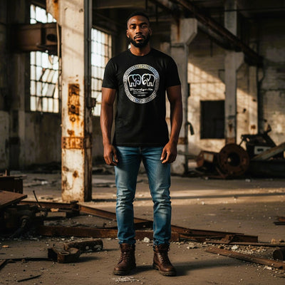 Greek Legends Black with Chrome T-Shirt