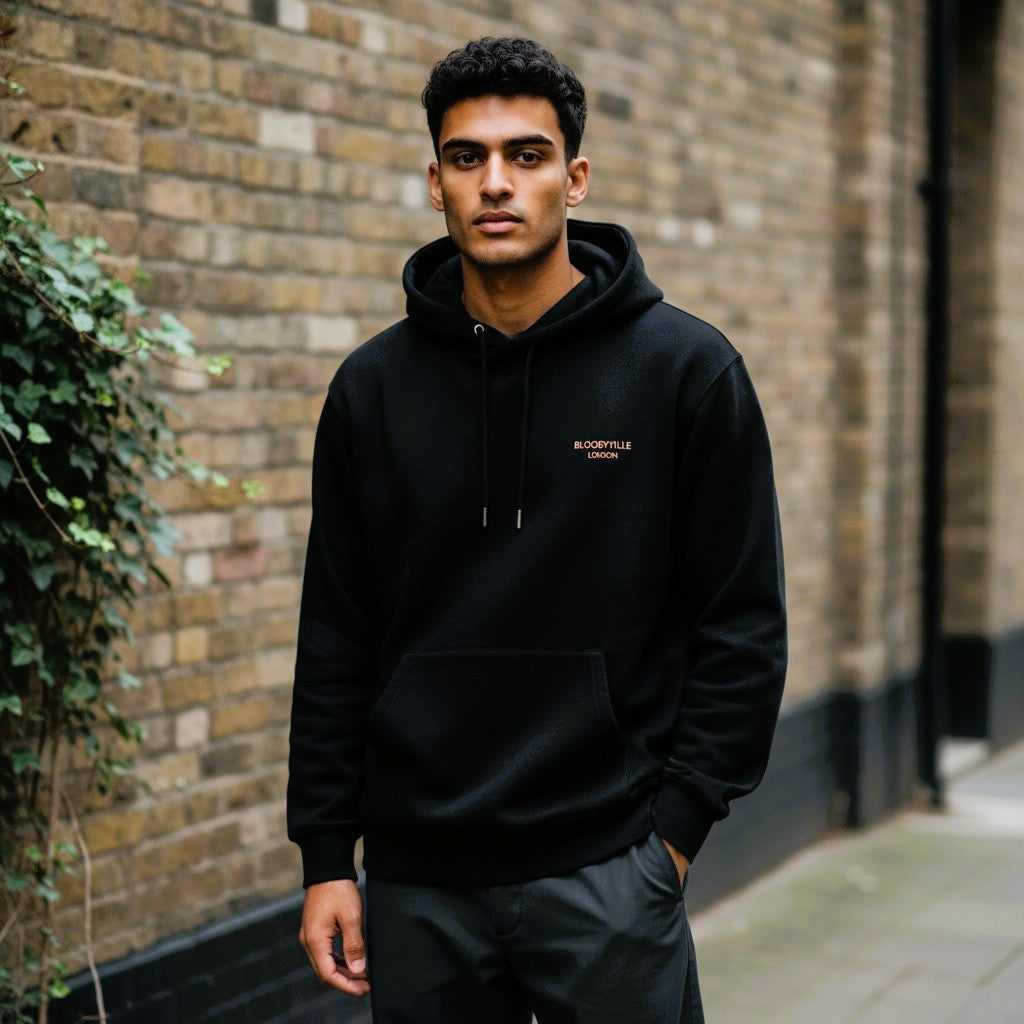 Hoodie Black w/ Rose Gold Logo