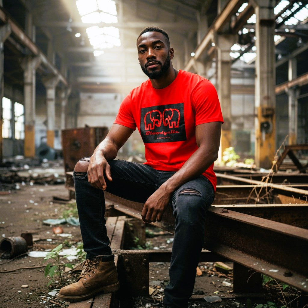 Red Limited Edition Elephant Box T-Shirt