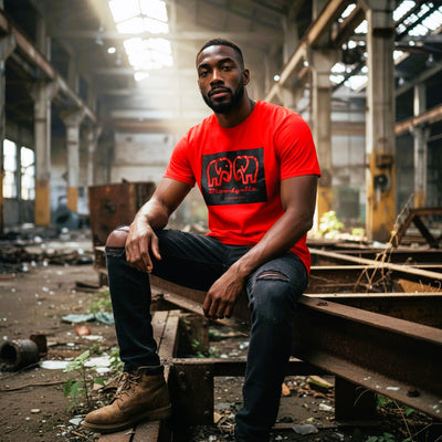 Red Limited Edition Elephant Box T-Shirt