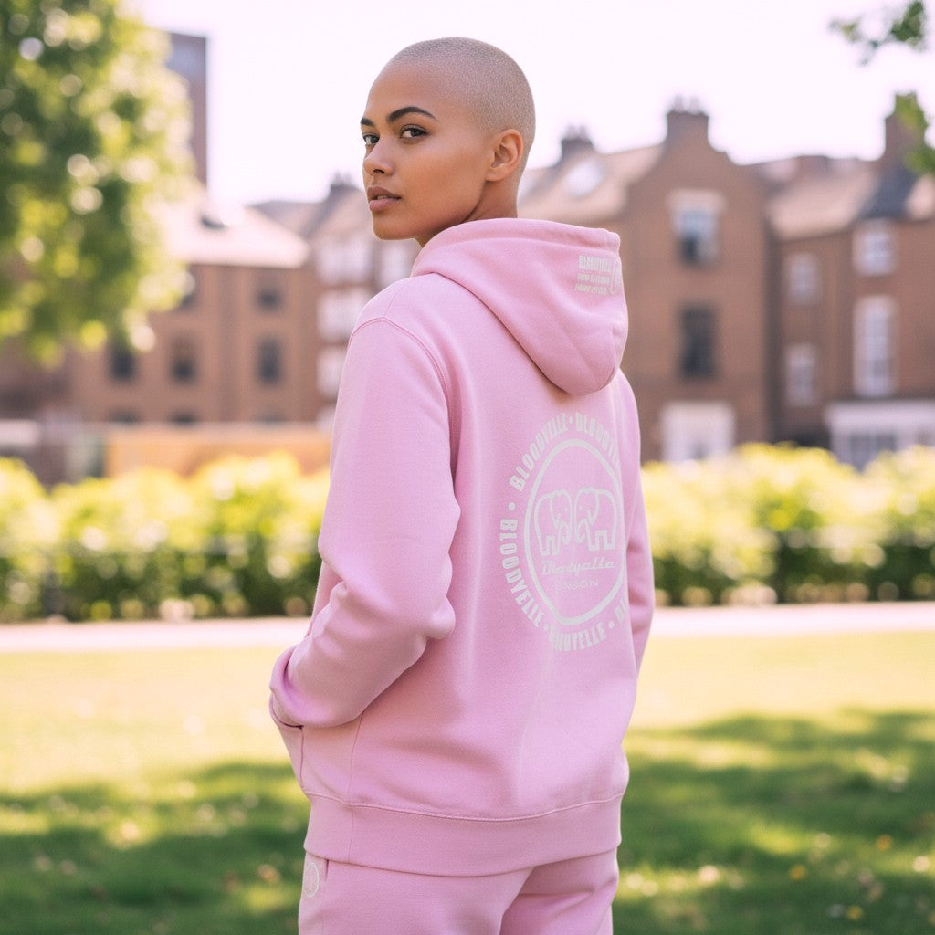 Hoodie Pink with Glow in the dark Infinity Logo