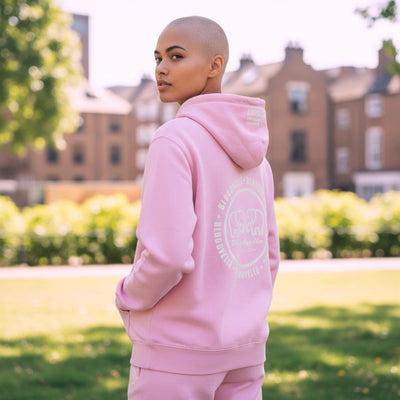Hoodie Pink with Glow in the dark Infinity Logo
