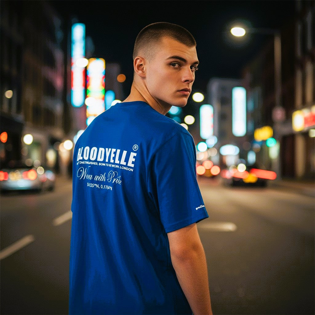 Wear With Pride Royal Blue & White T-Shirt