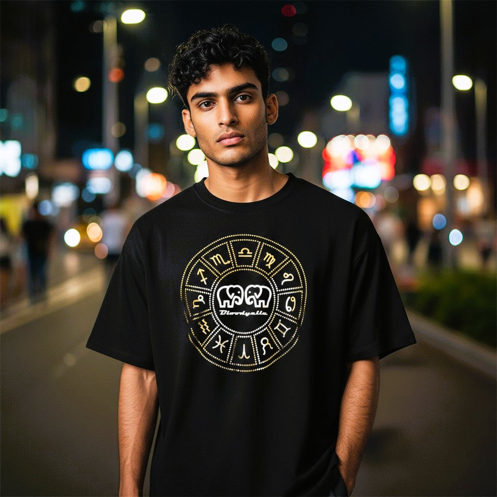 T-Shirt Black Zodiac