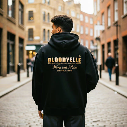 Hoodie Black w/ Rose Gold Logo