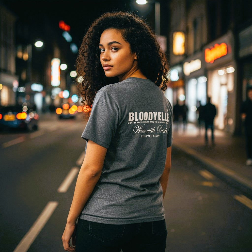 Wear With Pride Heather Gray & White  T-Shirt