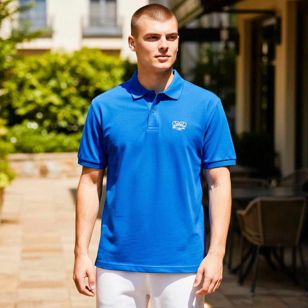 Cobalt Blue Polo Shirt