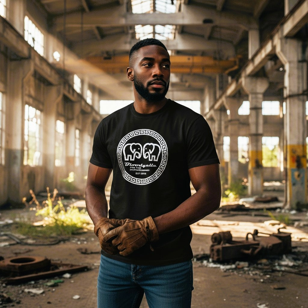 Greek Legends Black with Chrome T-Shirt