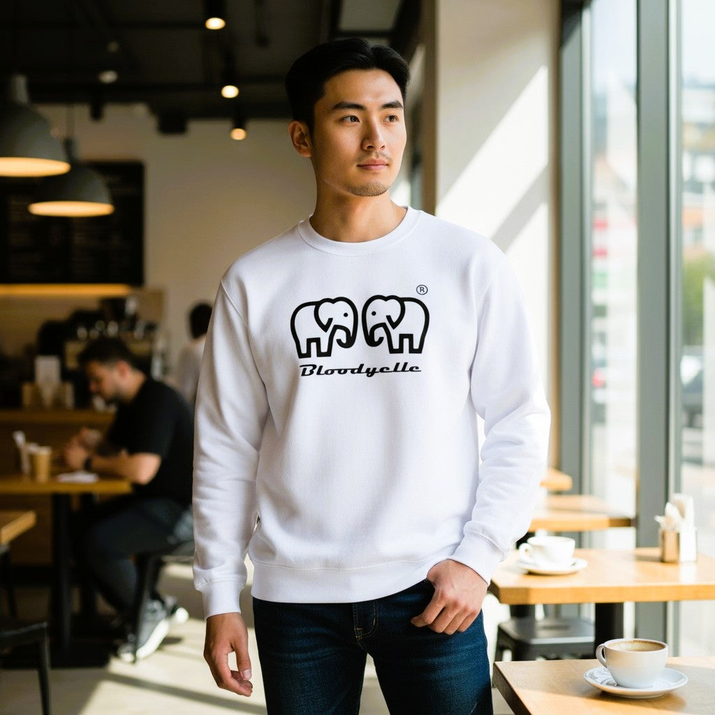 White Elephant logo Brand Sweatshirt