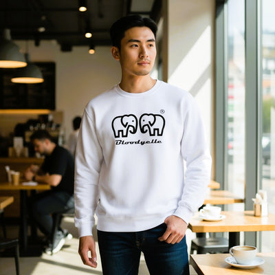 White Elephant logo Brand Sweatshirt