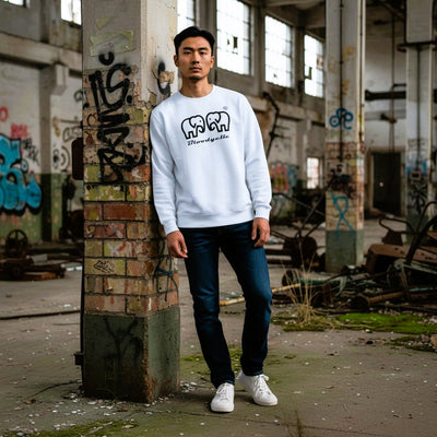 White Elephant logo Brand Sweatshirt