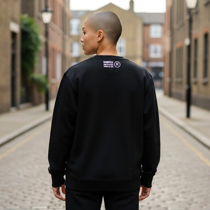 Vintage Black Bloodyelle Infinity Logo Sweatshirt