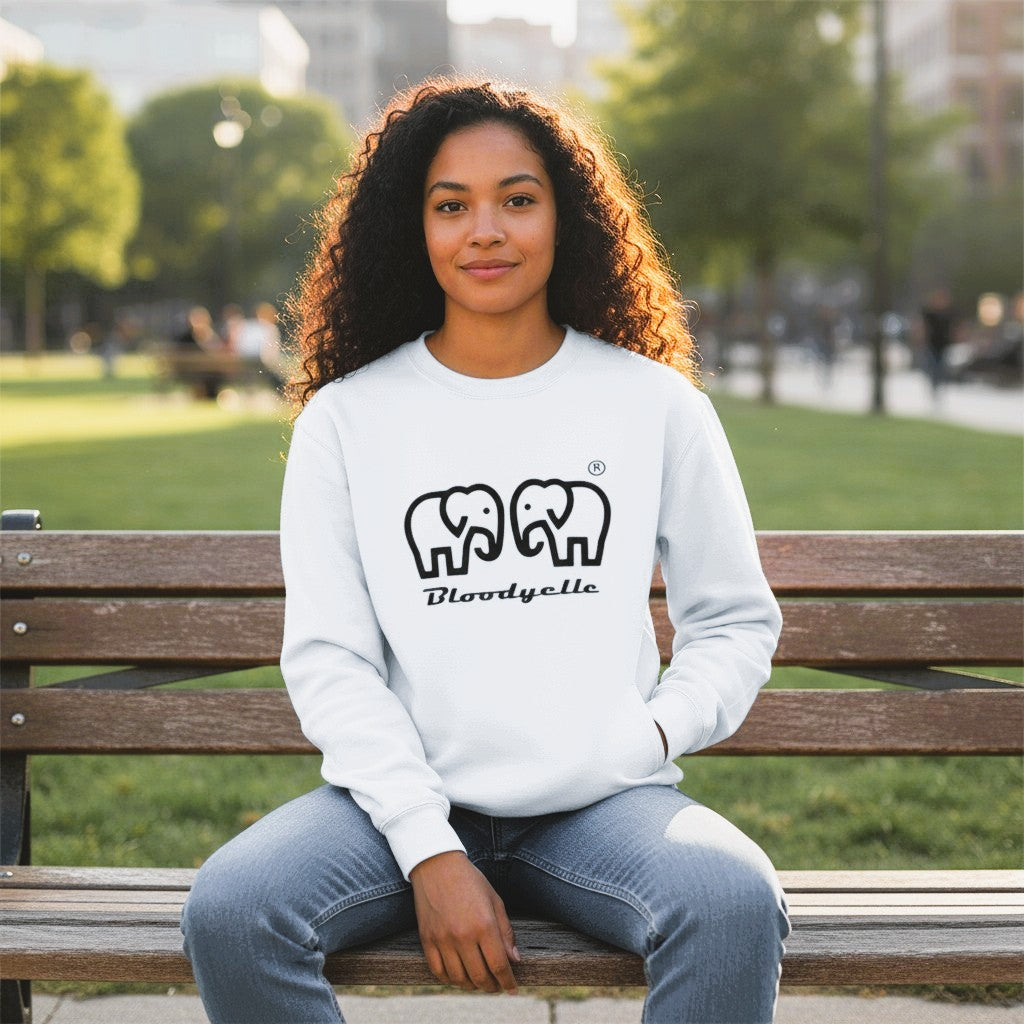 White Elephant logo Brand Sweatshirt